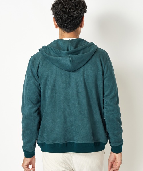 MEN'S BIGI(メンズビギ)の「スエードダンボールパーカ(パーカー・メンズ・ライトグレー/ブラウン/グリーン・01/02/03)」の12枚目の写真