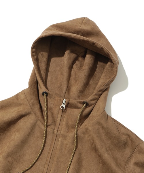 MEN'S BIGI(メンズビギ)の「スエードダンボールパーカ(パーカー・メンズ・ライトグレー/ブラウン/グリーン・01/02/03)」の19枚目の写真