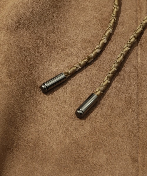 MEN'S BIGI(メンズビギ)の「スエードダンボールパーカ(パーカー・メンズ・ライトグレー/ブラウン/グリーン・01/02/03)」の22枚目の写真