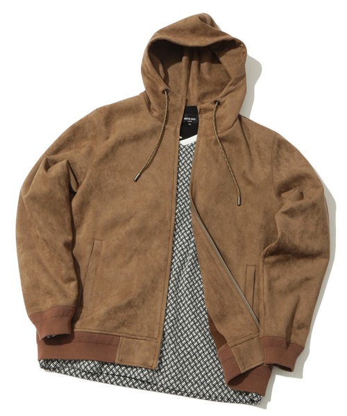 MEN'S BIGI(メンズビギ)の「スエードダンボールパーカ(パーカー・メンズ・ライトグレー/ブラウン/グリーン・01/02/03)」の17枚目の写真