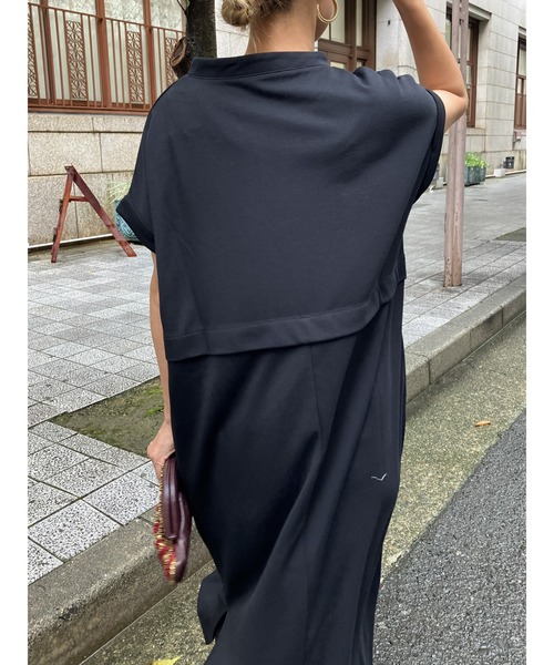ulu(ウル)の「Ponch skipper layered dress(ワンピース・レディース・ブラック・FREE)」の13枚目の写真