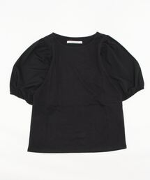 Lugnoncure | 布帛ドッキングボリューム袖Tシャツ(Tシャツ/カットソー)