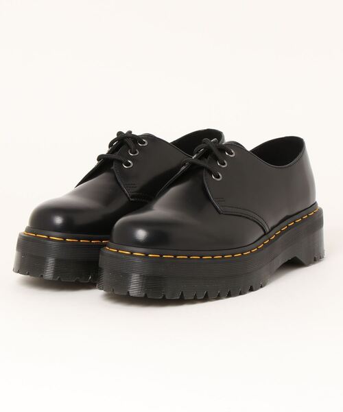 Dr. Martens（ドクターマーチン）の「Dr.Martens/ドクターマーチン/1461 QUAD 3 ホール シューズ（ブーツ・メンズ・ブラック・8/10/9）」の4枚目の写真