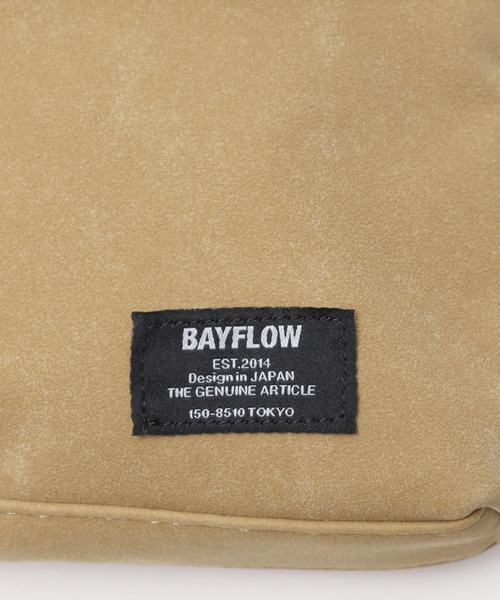 BAYFLOW（ベイフロー）の「フラップサコッシュ2（ショルダーバッグ・メンズ・チャコールグレー/ベージュ/ブラック/ブラウン・ONE SIZE/FREE）」の14枚目の写真