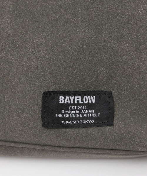 BAYFLOW（ベイフロー）の「フラップサコッシュ2（ショルダーバッグ・メンズ・チャコールグレー/ベージュ/ブラック/ブラウン・ONE SIZE/FREE）」の7枚目の写真