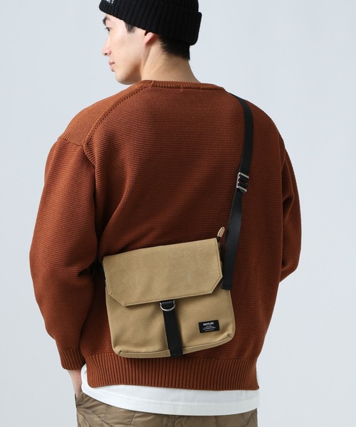 BAYFLOW（ベイフロー）の「フラップサコッシュ2（ショルダーバッグ・メンズ・チャコールグレー/ベージュ/ブラック/ブラウン・ONE SIZE/FREE）」の16枚目の写真
