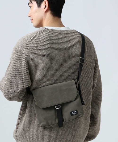 BAYFLOW（ベイフロー）の「フラップサコッシュ2（ショルダーバッグ・メンズ・チャコールグレー/ベージュ/ブラック/ブラウン・ONE SIZE/FREE）」の21枚目の写真