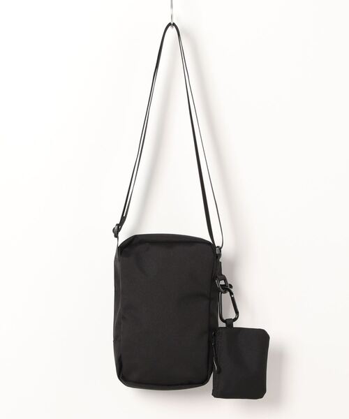 Lee（リー）の「Lee/リー CORDURA タテスクエアショルダー ミニポーチ付き（ショルダーバッグ・レディース・グレー/ブラック/ブラウン/オリーブ・FREE）」の5枚目の写真