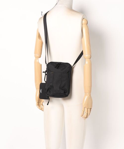 Lee（リー）の「Lee/リー CORDURA タテスクエアショルダー ミニポーチ付き（ショルダーバッグ・レディース・グレー/ブラック/ブラウン/オリーブ・FREE）」の9枚目の写真