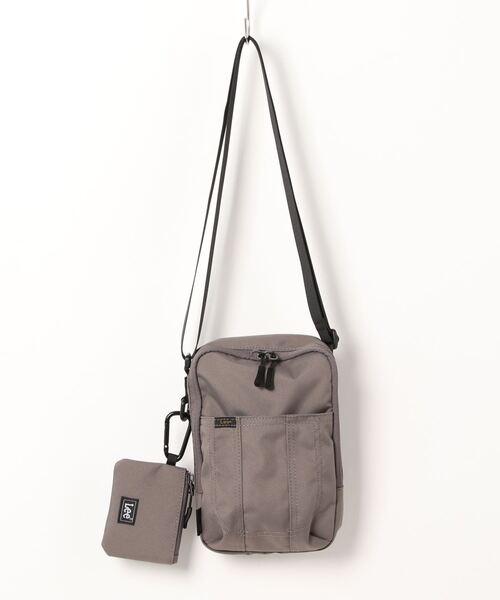 Lee（リー）の「Lee/リー CORDURA タテスクエアショルダー ミニポーチ付き（ショルダーバッグ・レディース・グレー/ブラック/ブラウン/オリーブ・FREE）」の10枚目の写真