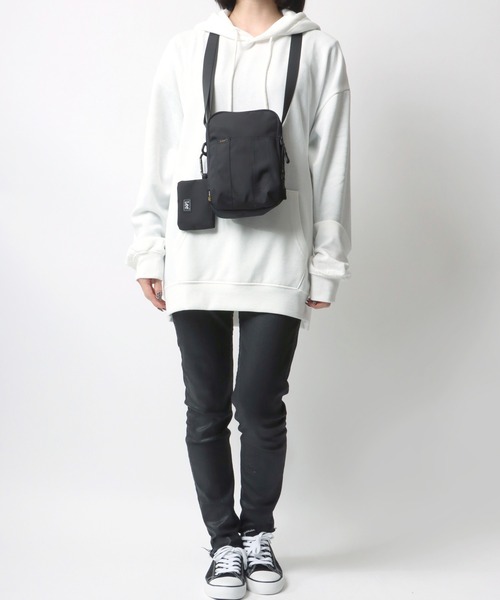 Lee（リー）の「Lee/リー CORDURA タテスクエアショルダー ミニポーチ付き（ショルダーバッグ・レディース・グレー/ブラック/ブラウン/オリーブ・FREE）」の11枚目の写真