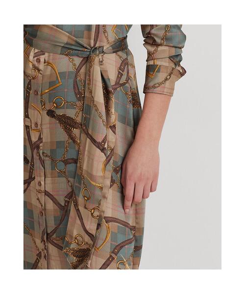 新作セール ラルフローレン プラッド ツイル シャツドレス LAUREN RALPH LAUREN（ローレン ラルフ ローレン）の「プラッド
