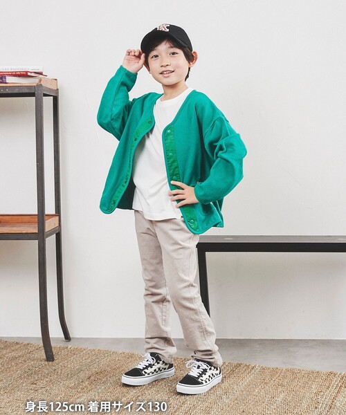 coen（コーエン）の「コーデュロイスキニーパンツ（その他パンツ・キッズ・オフホワイト/ライトグレー/ベージュ/コバルトブルー・150/120/110/100/140/130）」の15枚目の写真