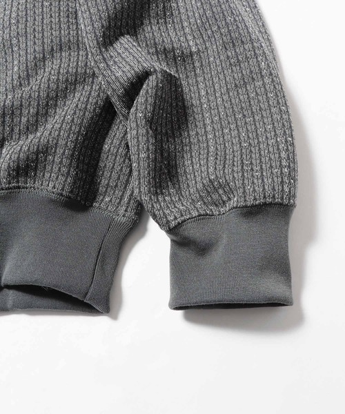 REMI RELIEF（レミレリーフ）の「REMI RELIEF/レミレリーフ エクテルJQクルー ニット ノルディック オーバーサイズ（ニット/セーター・メンズ・ブラウン系その他2/ブラウン系その他/レッド系その他/チャコールグレー・L/XL/M）」の8枚目の写真