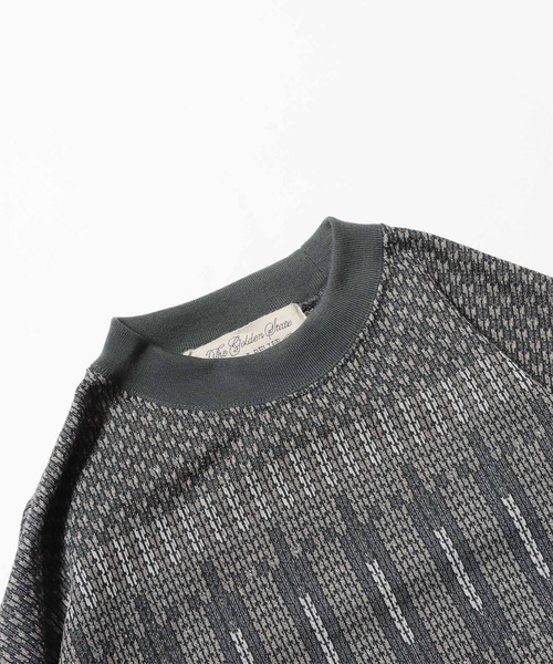 REMI RELIEF（レミレリーフ）の「REMI RELIEF/レミレリーフ エクテルJQクルー ニット ノルディック オーバーサイズ（ニット/セーター・メンズ・ブラウン系その他2/ブラウン系その他/レッド系その他/チャコールグレー・L/XL/M）」の7枚目の写真