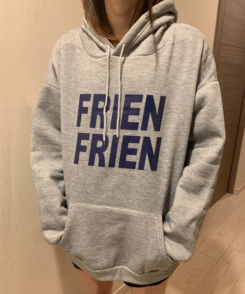 fiere（フィエール）の「韓国っぽぬくぬく軽量パーカー（パーカー・レディース・グレー/アイボリー・M/L/XL）」の6枚目の写真