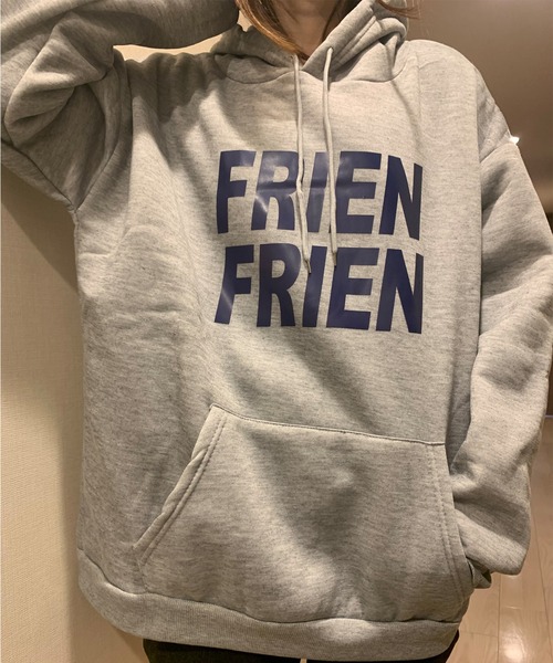 fiere（フィエール）の「韓国っぽぬくぬく軽量パーカー（パーカー・レディース・グレー/アイボリー・M/L/XL）」の7枚目の写真