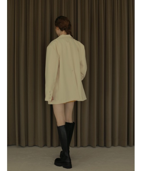 AMAIL（アマイル）の「Super over 4way coat（テーラードジャケット・レディース・ピンク/ブラック/アイボリー・FREE）」の19枚目の写真