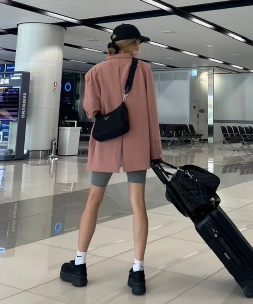 AMAIL（アマイル）の「Super over 4way coat（テーラードジャケット・レディース・ピンク/ブラック/アイボリー・FREE）」の10枚目の写真