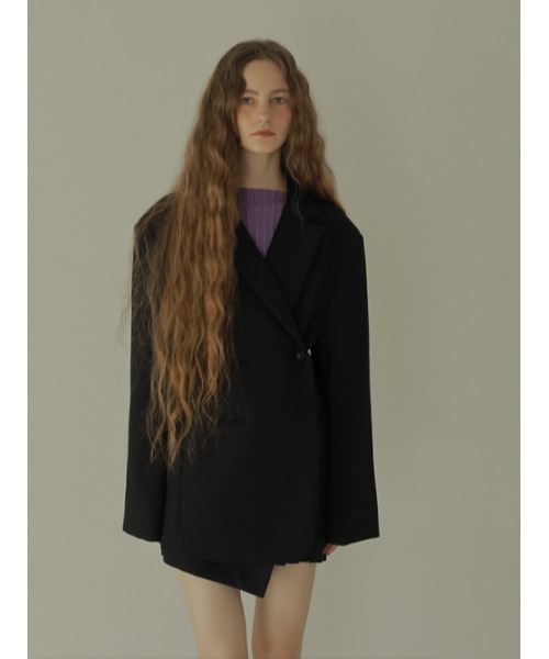 AMAIL（アマイル）の「Super over 4way coat（テーラードジャケット・レディース・ピンク/ブラック/アイボリー・FREE）」の21枚目の写真