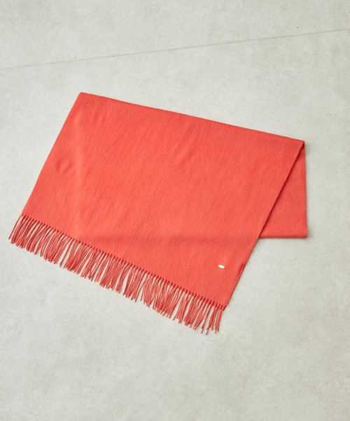 PAPILLONNER（パピヨネ）の「カラーカシミヤストール/PAPILLONNER/パピヨネ（ストール/ショール・レディース・ブルー/オレンジ・FREE）」の20枚目の写真