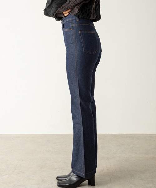 MILLION CARATS（ミリオンカラッツ）の「ダブルステッチデニムパンツ（デニムパンツ・レディース・ブルー/ブラック・FREE）」の8枚目の写真