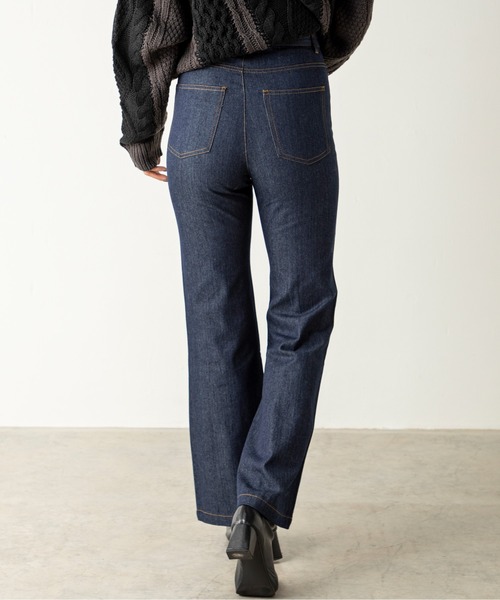 MILLION CARATS（ミリオンカラッツ）の「ダブルステッチデニムパンツ（デニムパンツ・レディース・ブルー/ブラック・FREE）」の9枚目の写真