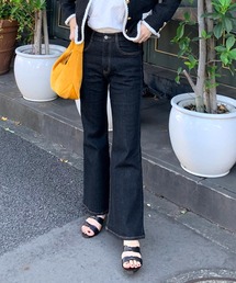 KOBE LETTUCE | 選べる2サイズ　カットできるフレアデニムパンツ(デニムパンツ)