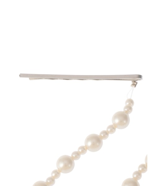 PAMEO POSE（パメオポーズ）の「Cross Pearl Hair Pin（ヘアピン・レディース・シルバー・FREE）」の2枚目の写真