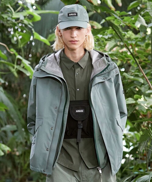 AIGLE(エーグル)の「ゴアテックス ロゴキャップ(キャップ・レディース・ブラック/グリーン・FREE)」の7枚目の写真