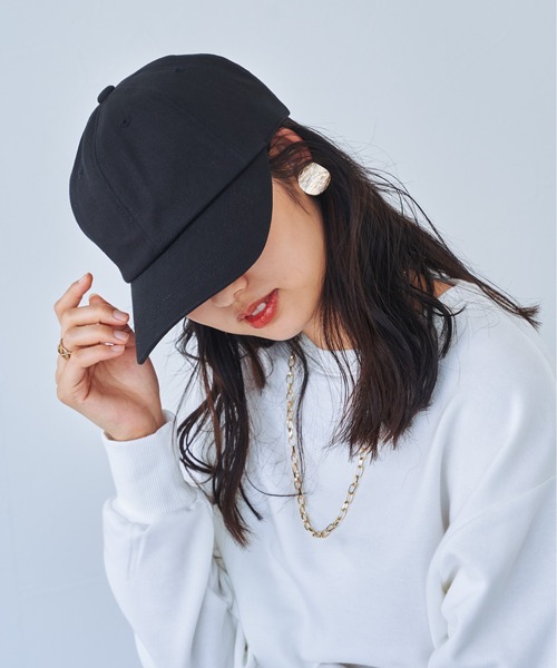 EDWIN(エドウィン)の「【EDWIN】エドウィン ピス付き シンプル キャップ TWILL BASEBALL CAP ローキャップ バックストラップ(キャップ・レディース・ブラック/グリーン/ブラウン/キャメル/ベージュ/キナリ・フリー)」の21枚目の写真