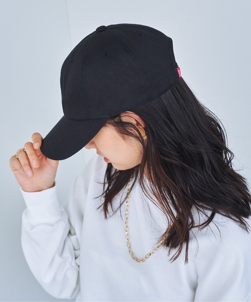 EDWIN(エドウィン)の「【EDWIN】エドウィン ピス付き シンプル キャップ TWILL BASEBALL CAP ローキャップ バックストラップ(キャップ・レディース・ブラック/グリーン/ブラウン/キャメル/ベージュ/キナリ・フリー)」の15枚目の写真