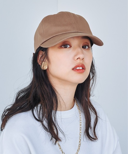 EDWIN(エドウィン)の「【EDWIN】エドウィン ピス付き シンプル キャップ TWILL BASEBALL CAP ローキャップ バックストラップ(キャップ・レディース・ブラック/グリーン/ブラウン/キャメル/ベージュ/キナリ・フリー)」の22枚目の写真