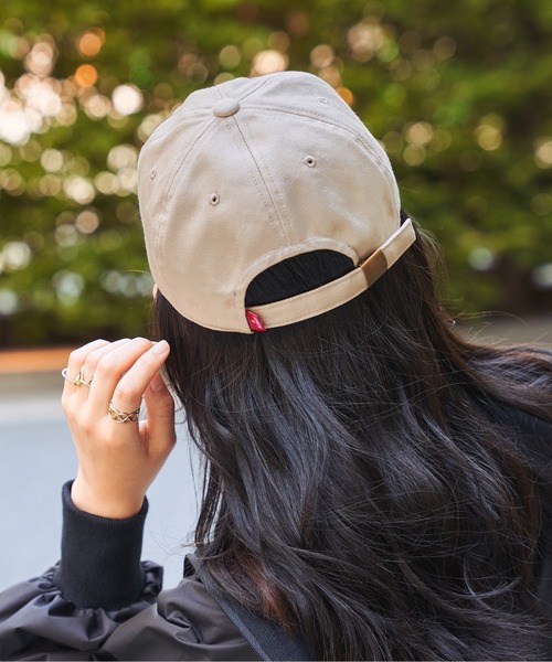 EDWIN(エドウィン)の「【EDWIN】エドウィン ピス付き シンプル キャップ TWILL BASEBALL CAP ローキャップ バックストラップ(キャップ・レディース・ブラック/グリーン/ブラウン/キャメル/ベージュ/キナリ・フリー)」の13枚目の写真