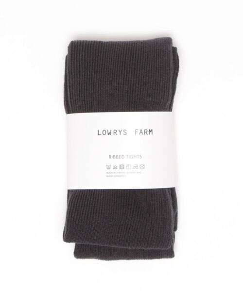 LOWRYS FARM（ローリーズファーム）の「リブタイツ　170557（タイツ/ストッキング・レディース・グレー/アイボリー/ブラウン・FREE）」の3枚目の写真