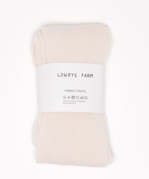 LOWRYS FARM（ローリーズファーム）の「リブタイツ　170557（タイツ/ストッキング・レディース・グレー/アイボリー/ブラウン・FREE）」の2枚目の写真