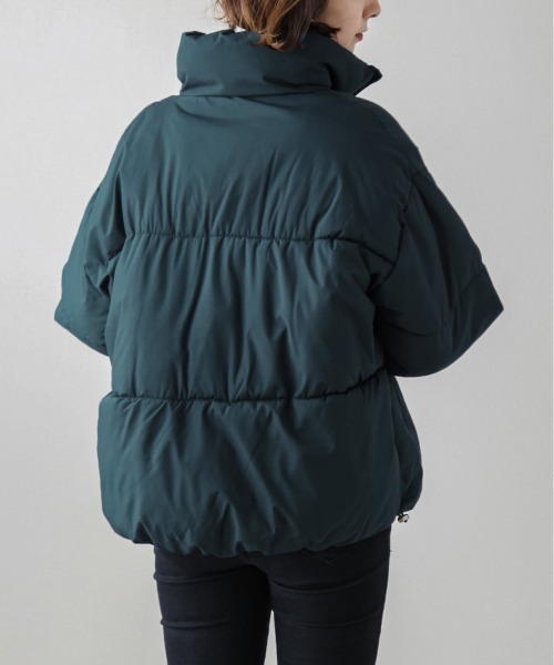 SUGAR BISKET（シュガービスケット）の「エコダウンブルゾン（ダウンジャケット/コート・レディース・ブラック/アイボリー/ブルーグリーン・M/L）」の11枚目の写真