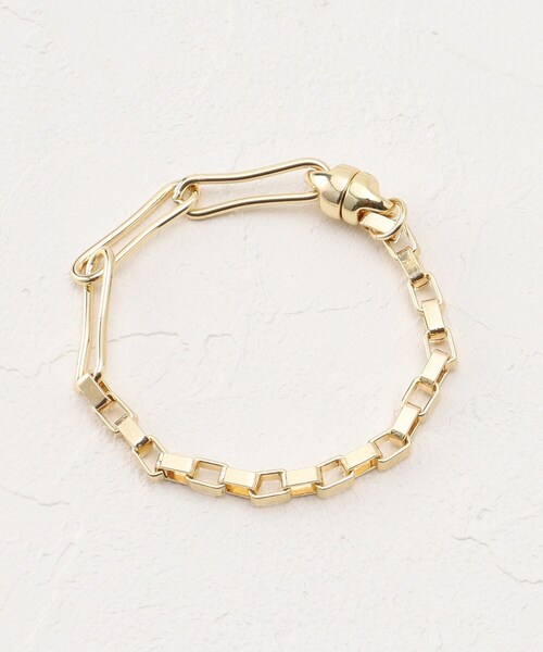 THE SHOP TK (ザ ショップ ティーケー )の「◆【ON/OFF活躍】マグネットコンビチェーンブレスレット(ブレスレット・レディース・ゴールド/シルバー・00)」の2枚目の写真