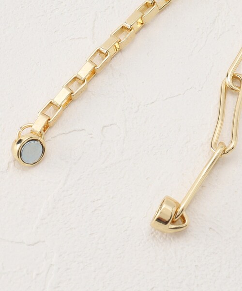 THE SHOP TK (ザ ショップ ティーケー )の「◆【ON/OFF活躍】マグネットコンビチェーンブレスレット(ブレスレット・レディース・ゴールド/シルバー・00)」の4枚目の写真