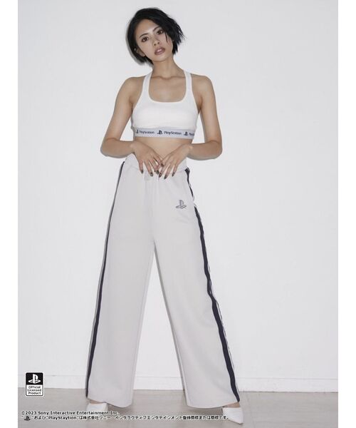 GYDA（ジェイダ）の「【セットアップ着用可】BACK CROSS ビスチェ for PlayStation（キャミソール・レディース・オフホワイト/ブラック・FREE）」の22枚目の写真