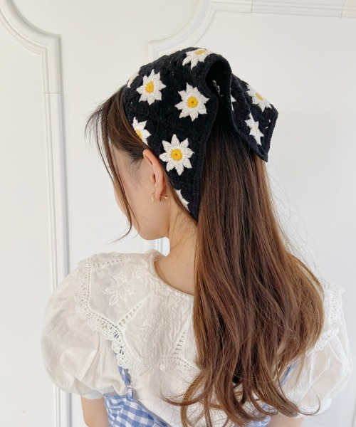 Loueme（ルエム）の「【23S/S 春夏新作】フラワーモチーフかぎ編み