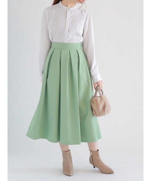 Te chichi（テチチ）の「金釦フロントレースブラウス（シャツ/ブラウス・レディース・シルバーグレー/ブラック/オフホワイト・ﾌﾘ-）」の5枚目の写真