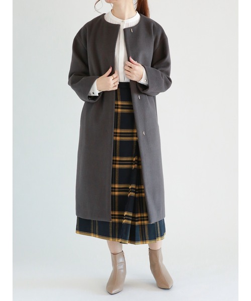 Te chichi（テチチ）の「金釦フロントレースブラウス（シャツ/ブラウス・レディース・シルバーグレー/ブラック/オフホワイト・ﾌﾘ-）」の8枚目の写真