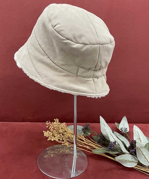 SPIGA（スピーガ）の「裏ﾎﾞｱﾃﾞｻﾞｲﾝﾊｯﾄ（ハット・レディース・ブラック/グレー/キャメル/ベージュ・FREE）」の22枚目の写真