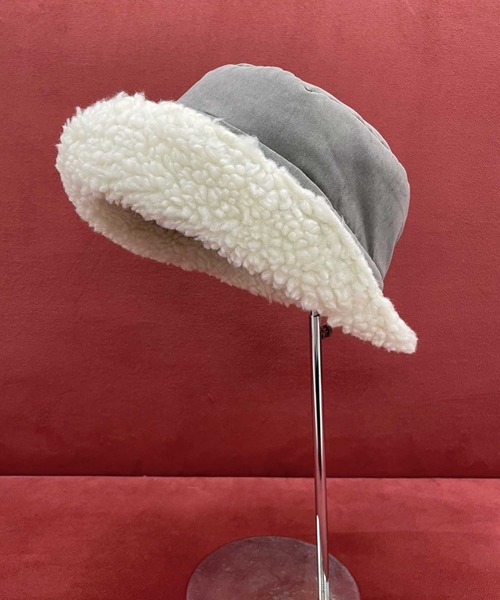 SPIGA（スピーガ）の「裏ﾎﾞｱﾃﾞｻﾞｲﾝﾊｯﾄ（ハット・レディース・ブラック/グレー/キャメル/ベージュ・FREE）」の19枚目の写真