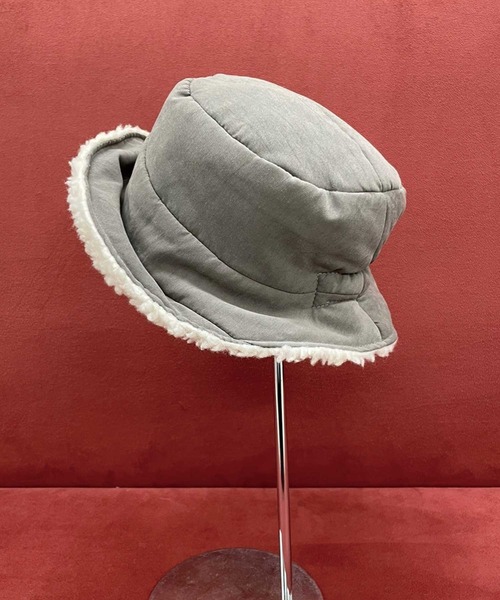 SPIGA（スピーガ）の「裏ﾎﾞｱﾃﾞｻﾞｲﾝﾊｯﾄ（ハット・レディース・ブラック/グレー/キャメル/ベージュ・FREE）」の15枚目の写真