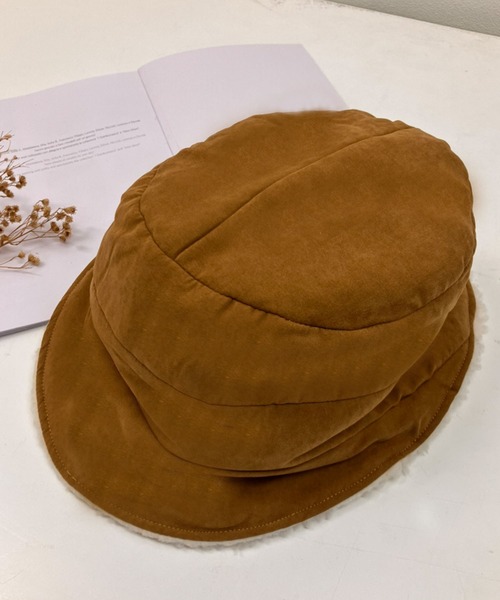 SPIGA（スピーガ）の「裏ﾎﾞｱﾃﾞｻﾞｲﾝﾊｯﾄ（ハット・レディース・ブラック/グレー/キャメル/ベージュ・FREE）」の12枚目の写真