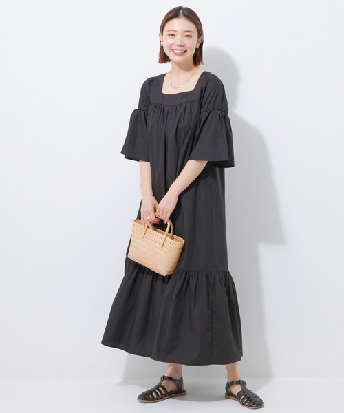 LAVEANGE（ラビアンジェ）の「ミニ カゴバッグ（かごバッグ・レディース・ベージュ/ブラウン/グリーン・F）」の9枚目の写真