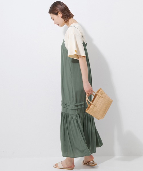 LAVEANGE（ラビアンジェ）の「ミニ カゴバッグ（かごバッグ・レディース・ベージュ/ブラウン/グリーン・F）」の10枚目の写真