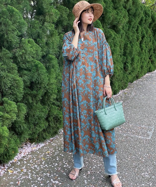 LAVEANGE（ラビアンジェ）の「ミニ カゴバッグ（かごバッグ・レディース・ベージュ/ブラウン/グリーン・F）」の13枚目の写真